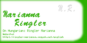 marianna ringler business card